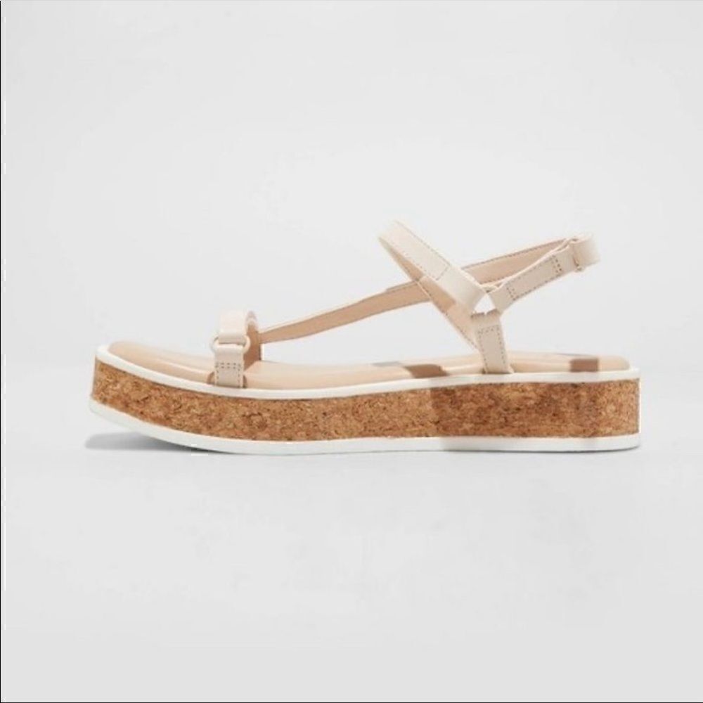 A New Day Women's Nova Sporty Cork Platform Sandals - Picture 2 of 8